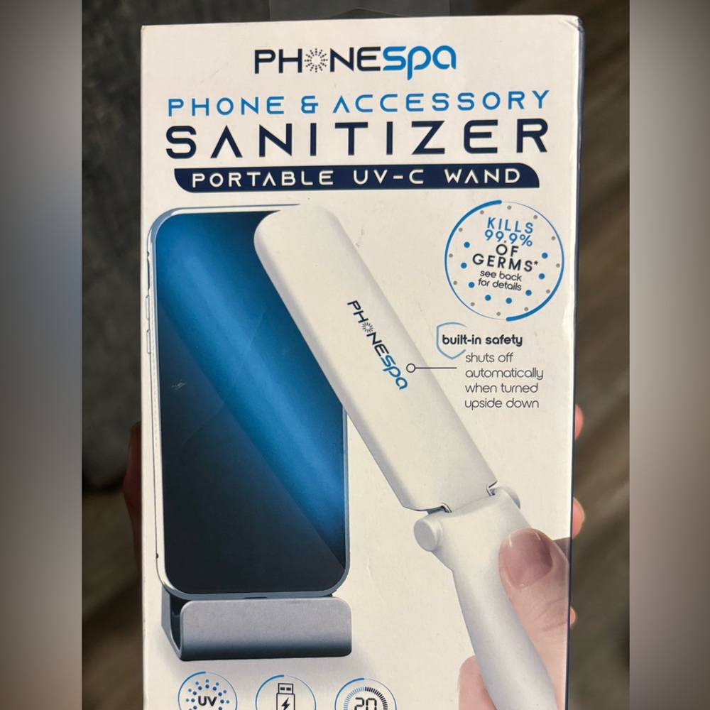 PhoneSpa phone and accessory sanitizer wand
